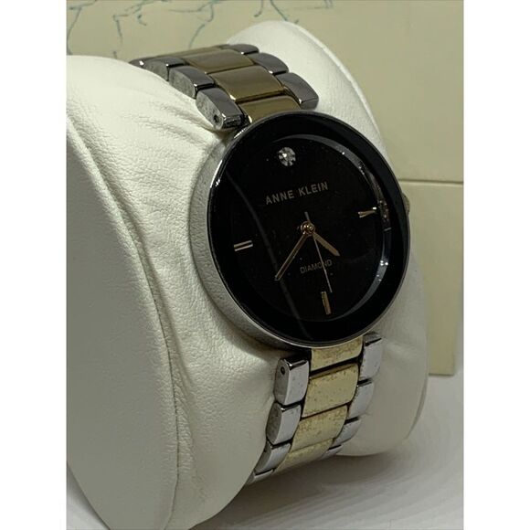 Anne Klein Diamond AK/1363NVTT Women's Stainless Steel Analog Dial Watch KL510 - Picture 5 of 12